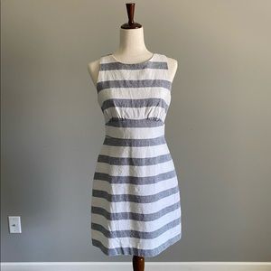 J CREW - Striped Linen Dress - Size 6